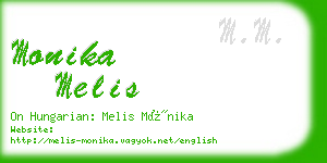 monika melis business card